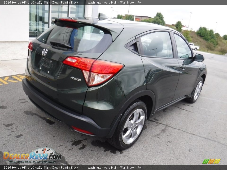 2016 Honda HR-V LX AWD Misty Green Pearl / Black Photo #9
