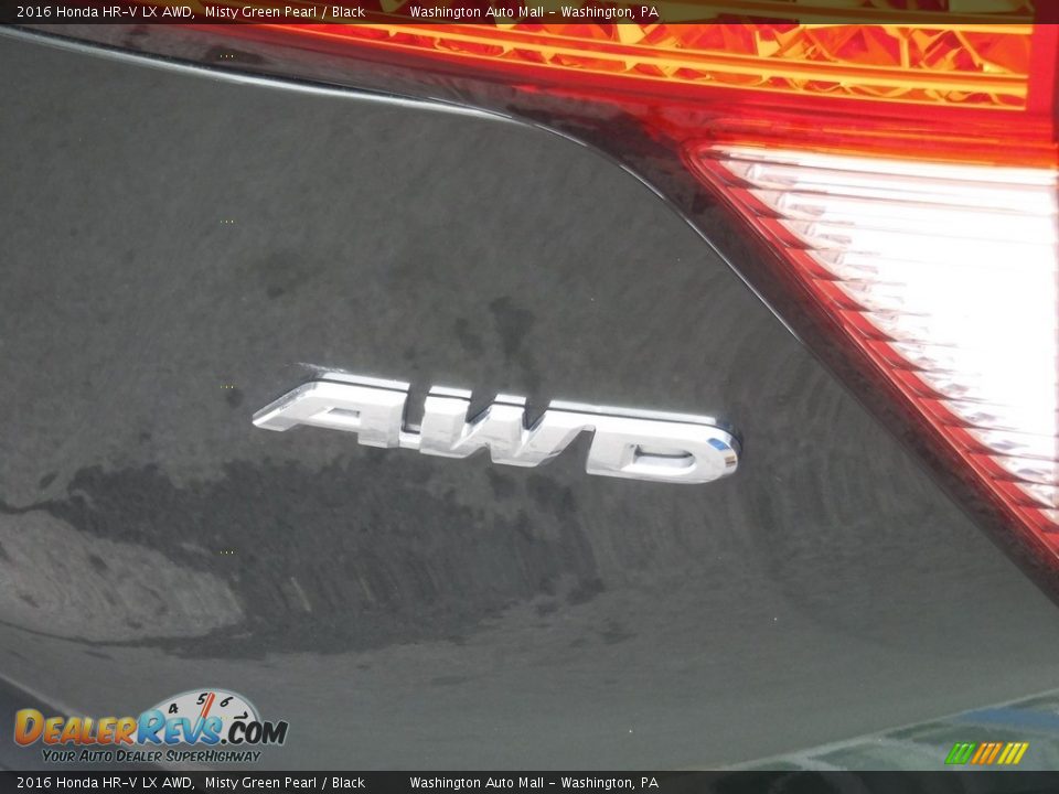 2016 Honda HR-V LX AWD Misty Green Pearl / Black Photo #10