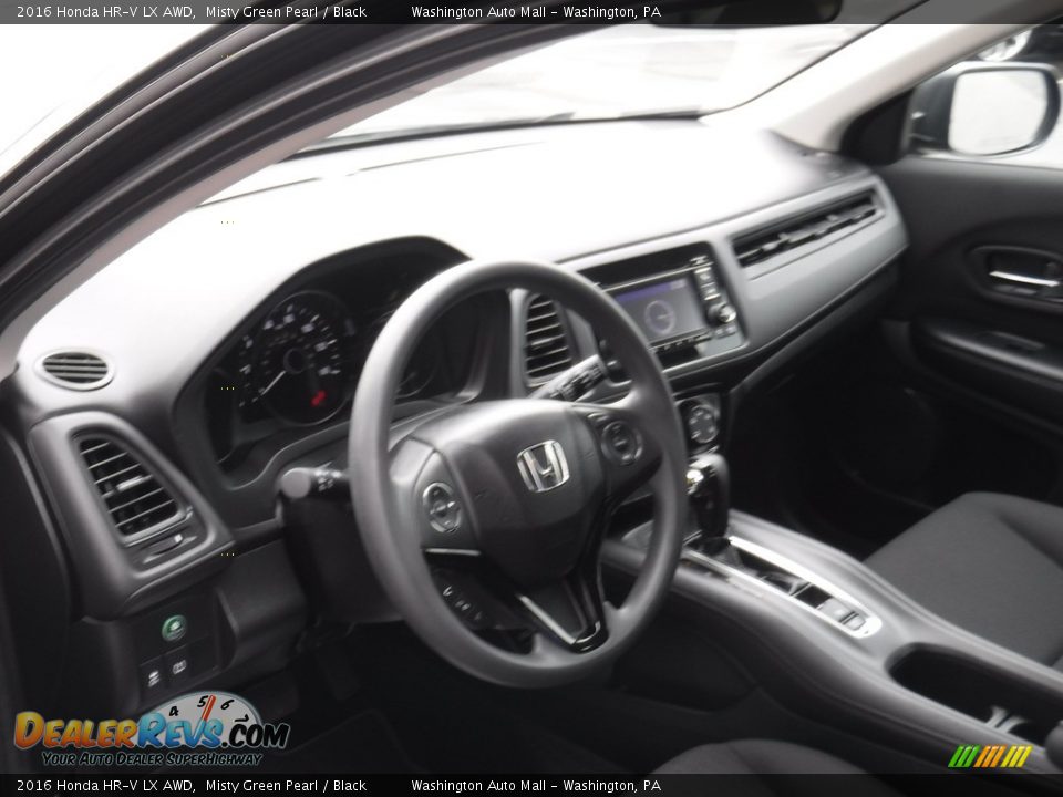 2016 Honda HR-V LX AWD Misty Green Pearl / Black Photo #11