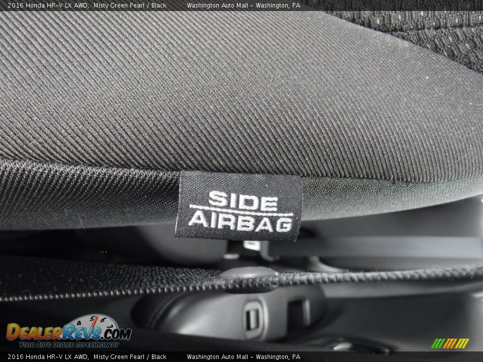 2016 Honda HR-V LX AWD Misty Green Pearl / Black Photo #14