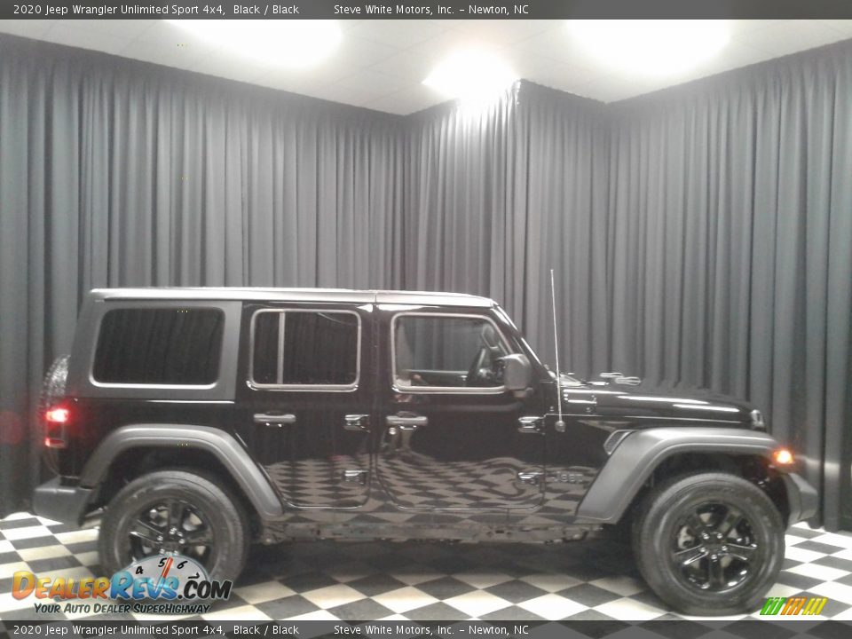 2020 Jeep Wrangler Unlimited Sport 4x4 Black / Black Photo #5