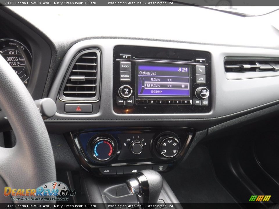 2016 Honda HR-V LX AWD Misty Green Pearl / Black Photo #17