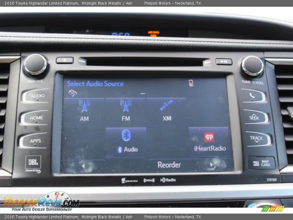 2016 Toyota Highlander Limited Platinum Midnight Black Metallic / Ash Photo #18