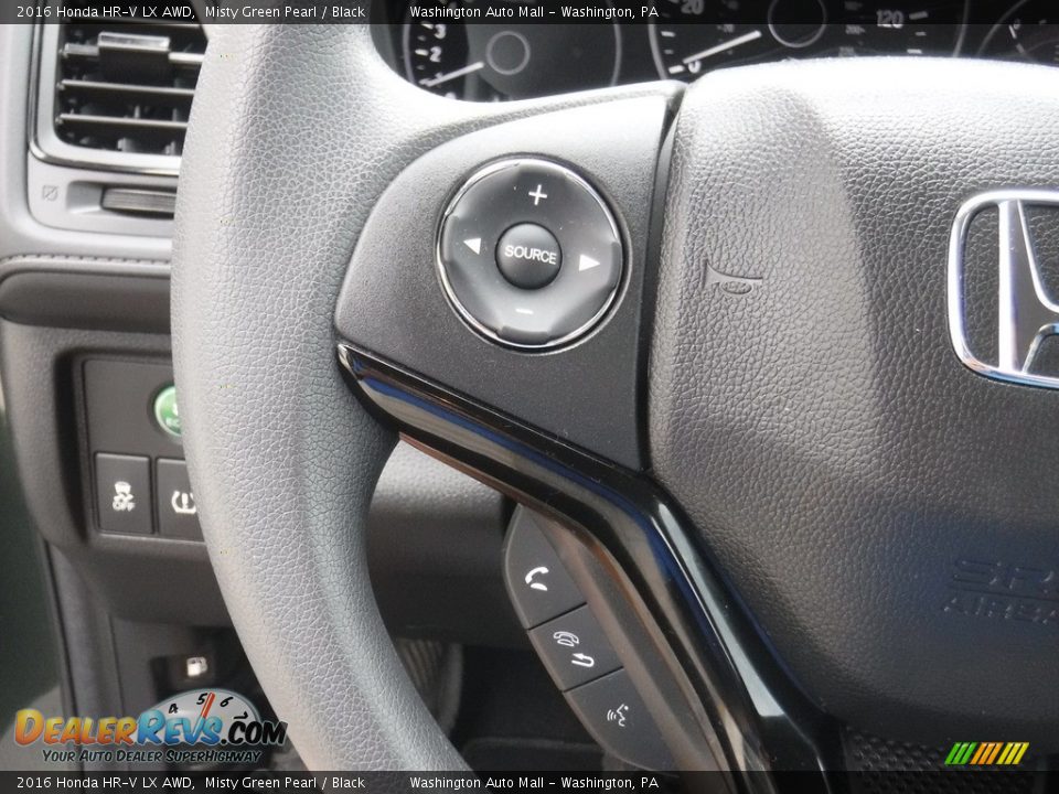 2016 Honda HR-V LX AWD Misty Green Pearl / Black Photo #19