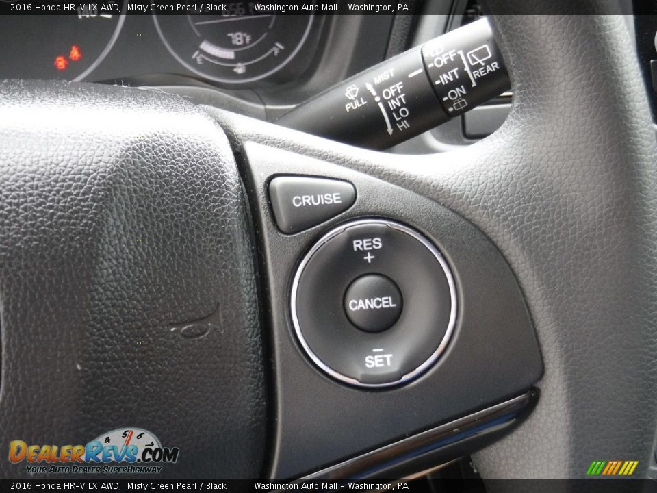 2016 Honda HR-V LX AWD Misty Green Pearl / Black Photo #20