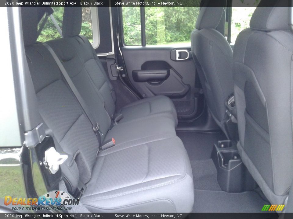 2020 Jeep Wrangler Unlimited Sport 4x4 Black / Black Photo #13