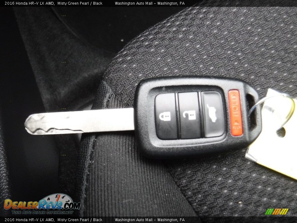 2016 Honda HR-V LX AWD Misty Green Pearl / Black Photo #24