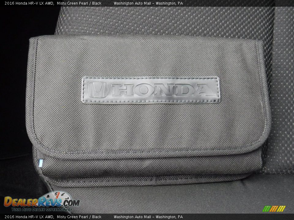 2016 Honda HR-V LX AWD Misty Green Pearl / Black Photo #25