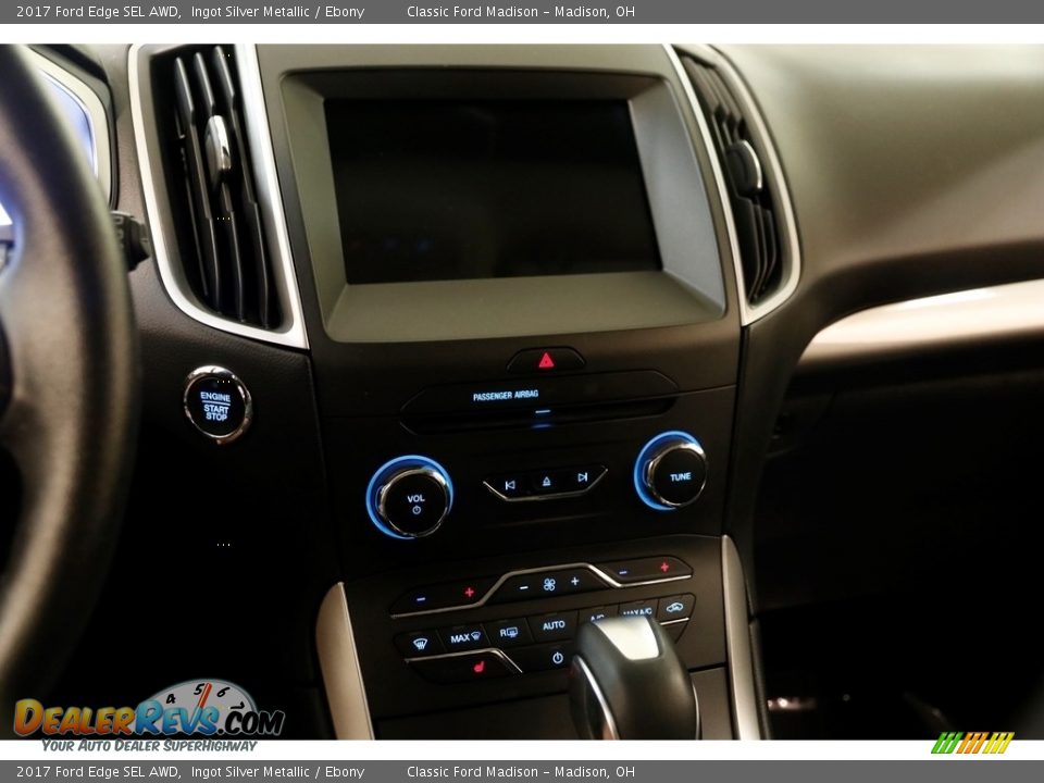 2017 Ford Edge SEL AWD Ingot Silver Metallic / Ebony Photo #9