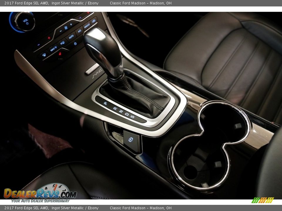 2017 Ford Edge SEL AWD Ingot Silver Metallic / Ebony Photo #14