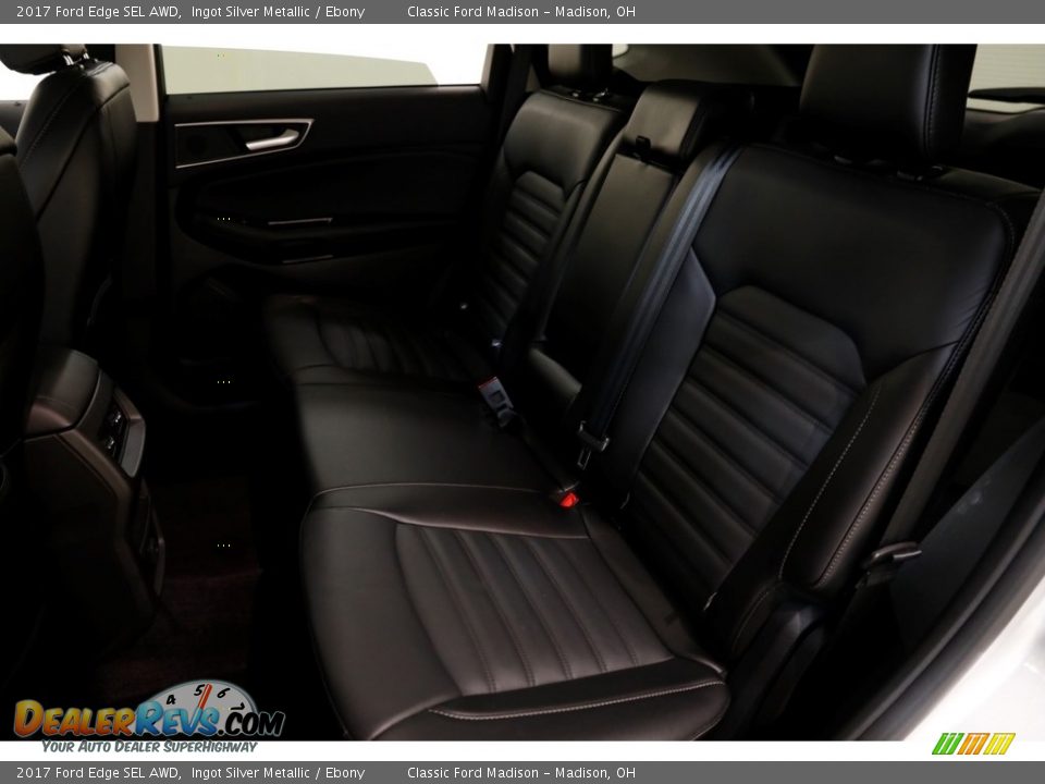 2017 Ford Edge SEL AWD Ingot Silver Metallic / Ebony Photo #18