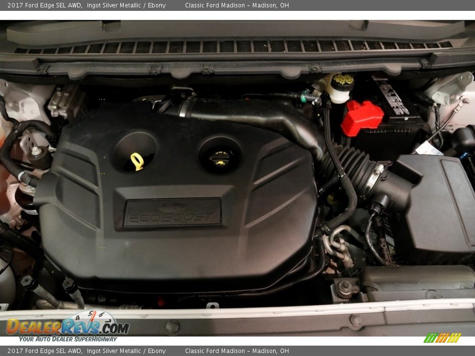 2017 Ford Edge SEL AWD Ingot Silver Metallic / Ebony Photo #20