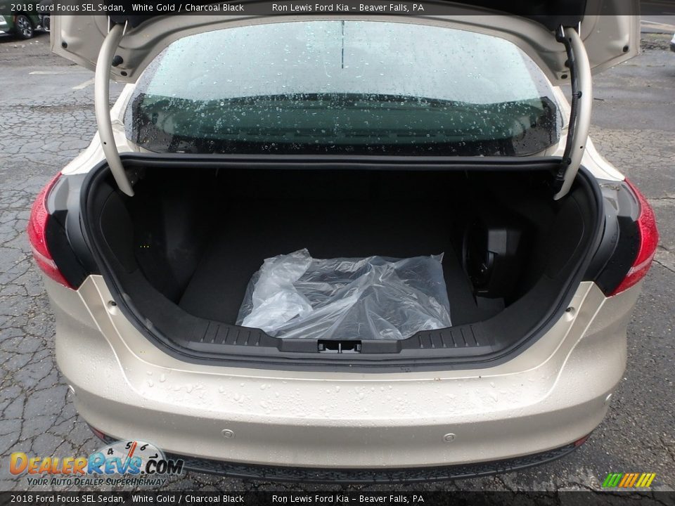 2018 Ford Focus SEL Sedan White Gold / Charcoal Black Photo #3