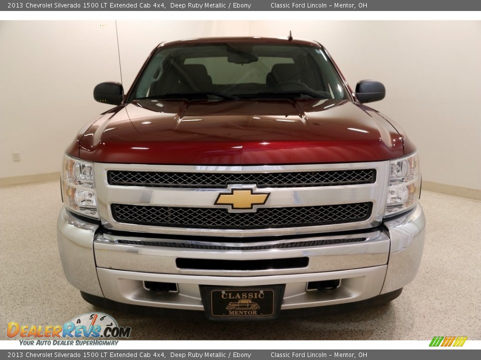 2013 Chevrolet Silverado 1500 LT Extended Cab 4x4 Deep Ruby Metallic / Ebony Photo #2