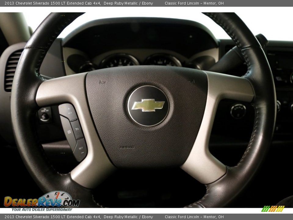 2013 Chevrolet Silverado 1500 LT Extended Cab 4x4 Deep Ruby Metallic / Ebony Photo #6
