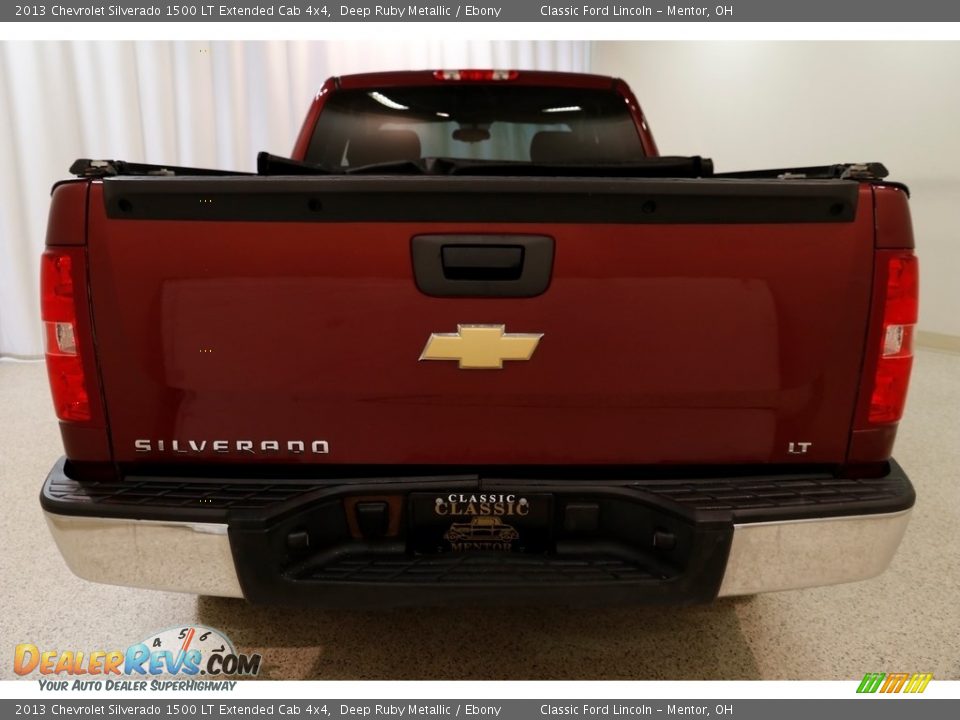 2013 Chevrolet Silverado 1500 LT Extended Cab 4x4 Deep Ruby Metallic / Ebony Photo #13
