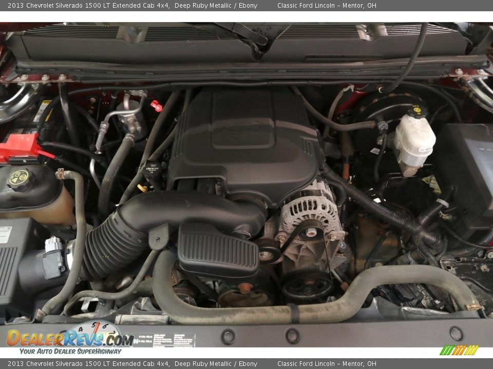 2013 Chevrolet Silverado 1500 LT Extended Cab 4x4 Deep Ruby Metallic / Ebony Photo #14