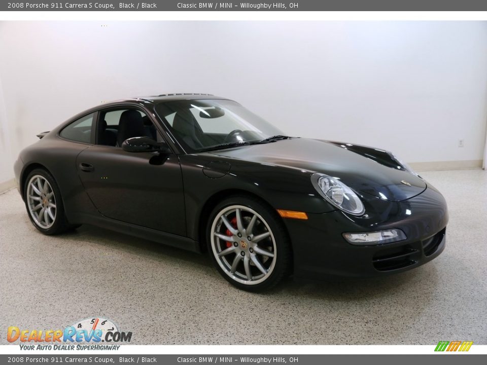 2008 Porsche 911 Carrera S Coupe Black / Black Photo #1