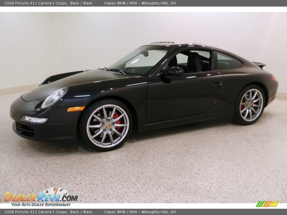 2008 Porsche 911 Carrera S Coupe Black / Black Photo #3