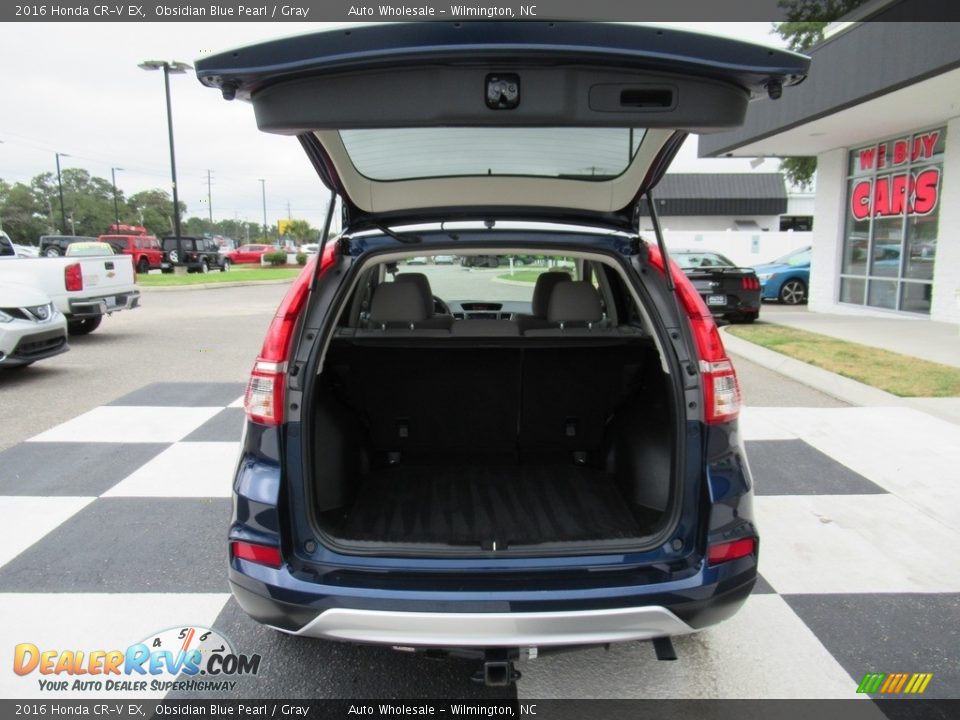 2016 Honda CR-V EX Obsidian Blue Pearl / Gray Photo #5