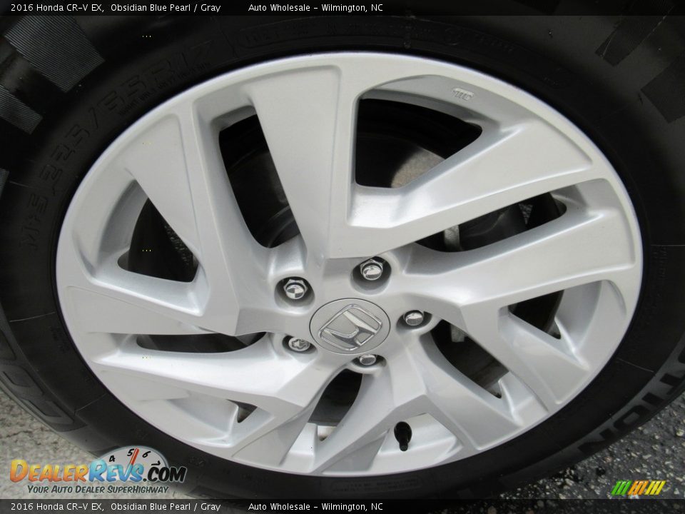 2016 Honda CR-V EX Obsidian Blue Pearl / Gray Photo #7