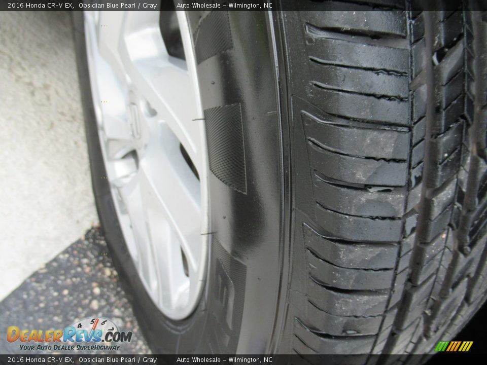 2016 Honda CR-V EX Obsidian Blue Pearl / Gray Photo #8