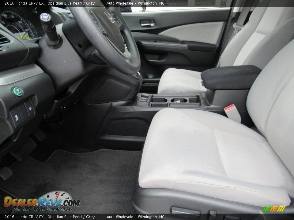 2016 Honda CR-V EX Obsidian Blue Pearl / Gray Photo #10