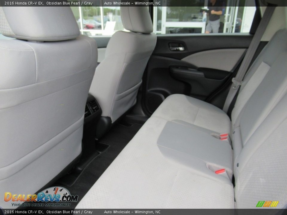 2016 Honda CR-V EX Obsidian Blue Pearl / Gray Photo #11