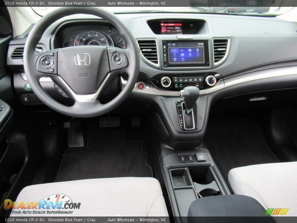 2016 Honda CR-V EX Obsidian Blue Pearl / Gray Photo #15