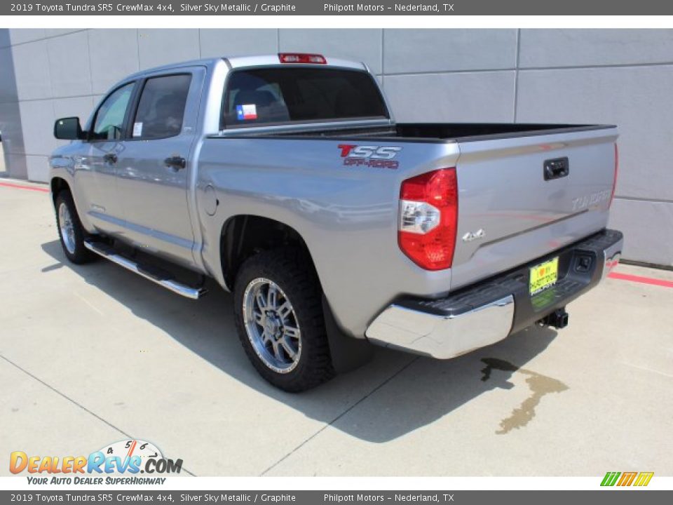 2019 Toyota Tundra SR5 CrewMax 4x4 Silver Sky Metallic / Graphite Photo #6