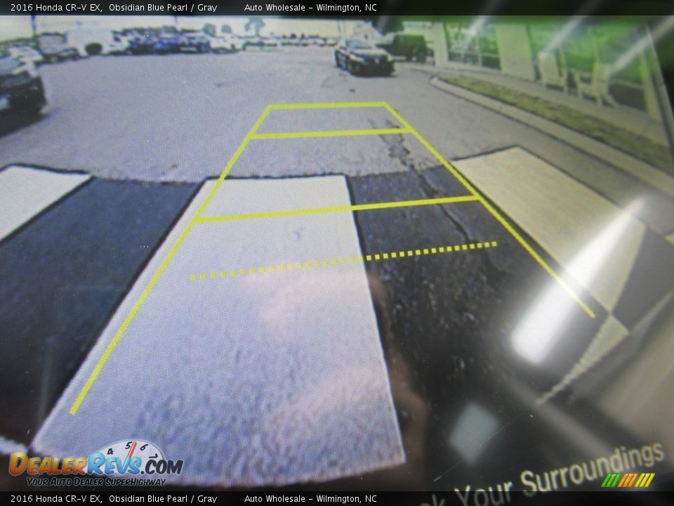2016 Honda CR-V EX Obsidian Blue Pearl / Gray Photo #18