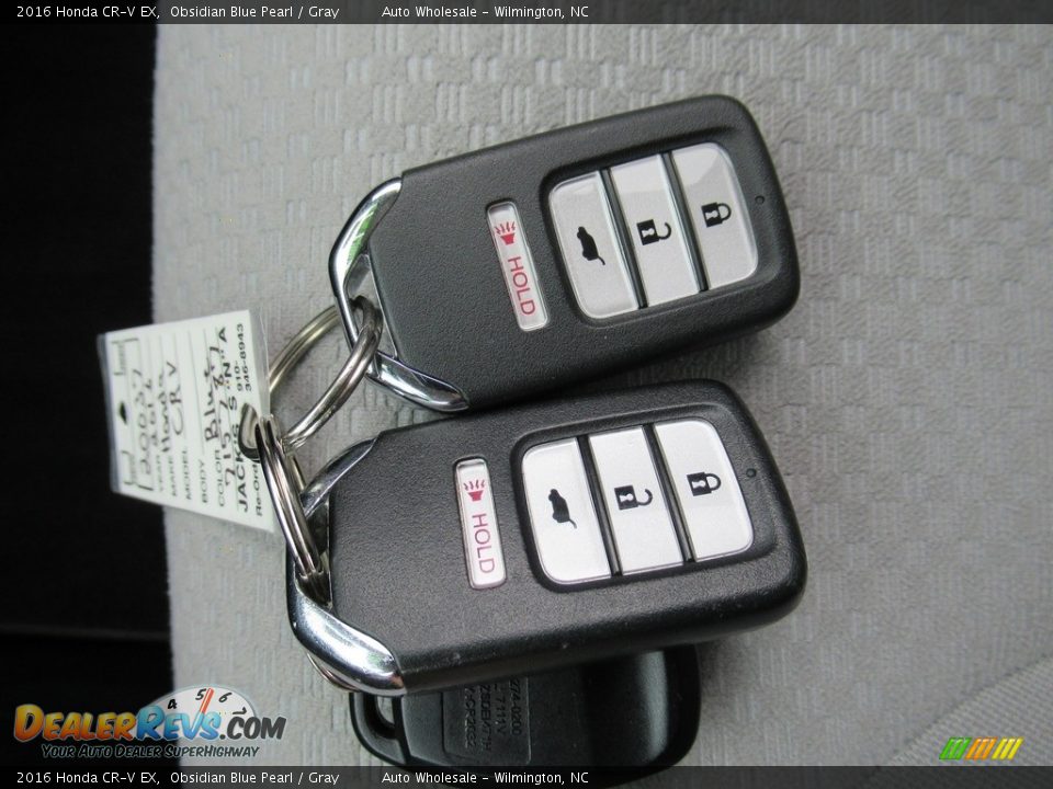 2016 Honda CR-V EX Obsidian Blue Pearl / Gray Photo #20