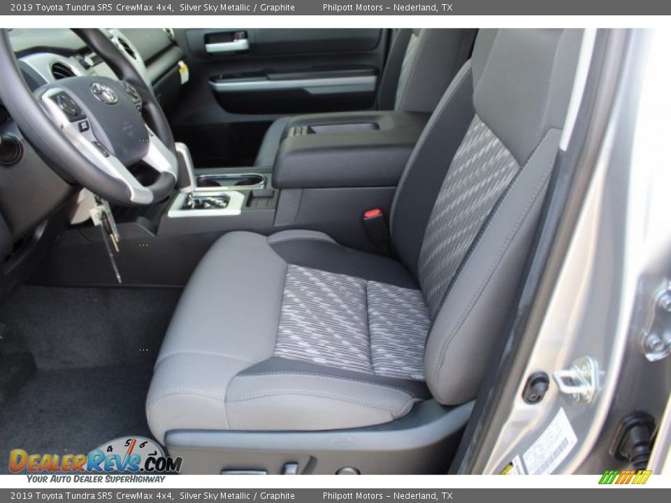 2019 Toyota Tundra SR5 CrewMax 4x4 Silver Sky Metallic / Graphite Photo #10