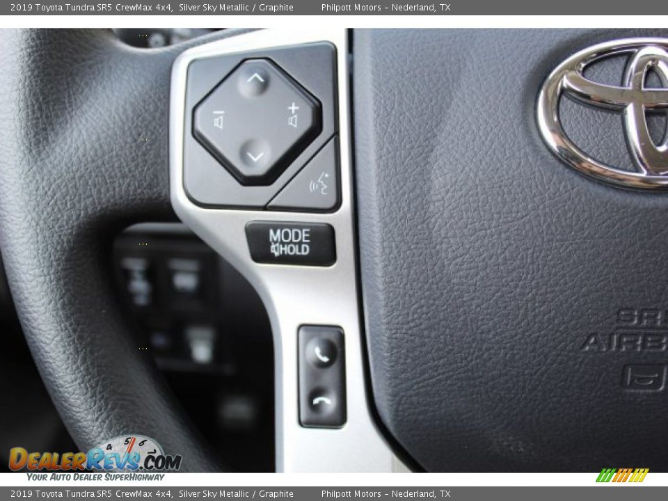 2019 Toyota Tundra SR5 CrewMax 4x4 Silver Sky Metallic / Graphite Photo #12