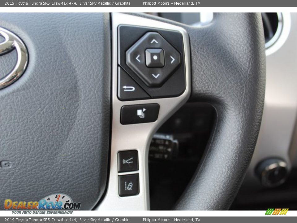 2019 Toyota Tundra SR5 CrewMax 4x4 Silver Sky Metallic / Graphite Photo #13