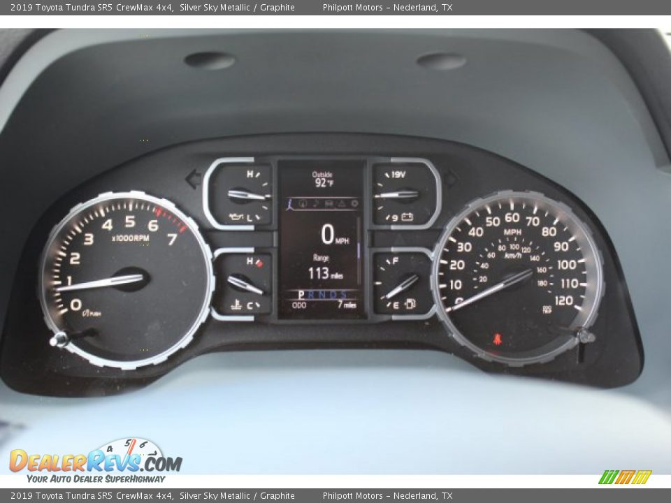 2019 Toyota Tundra SR5 CrewMax 4x4 Silver Sky Metallic / Graphite Photo #14