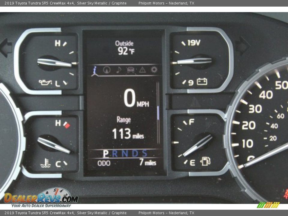 2019 Toyota Tundra SR5 CrewMax 4x4 Silver Sky Metallic / Graphite Photo #15