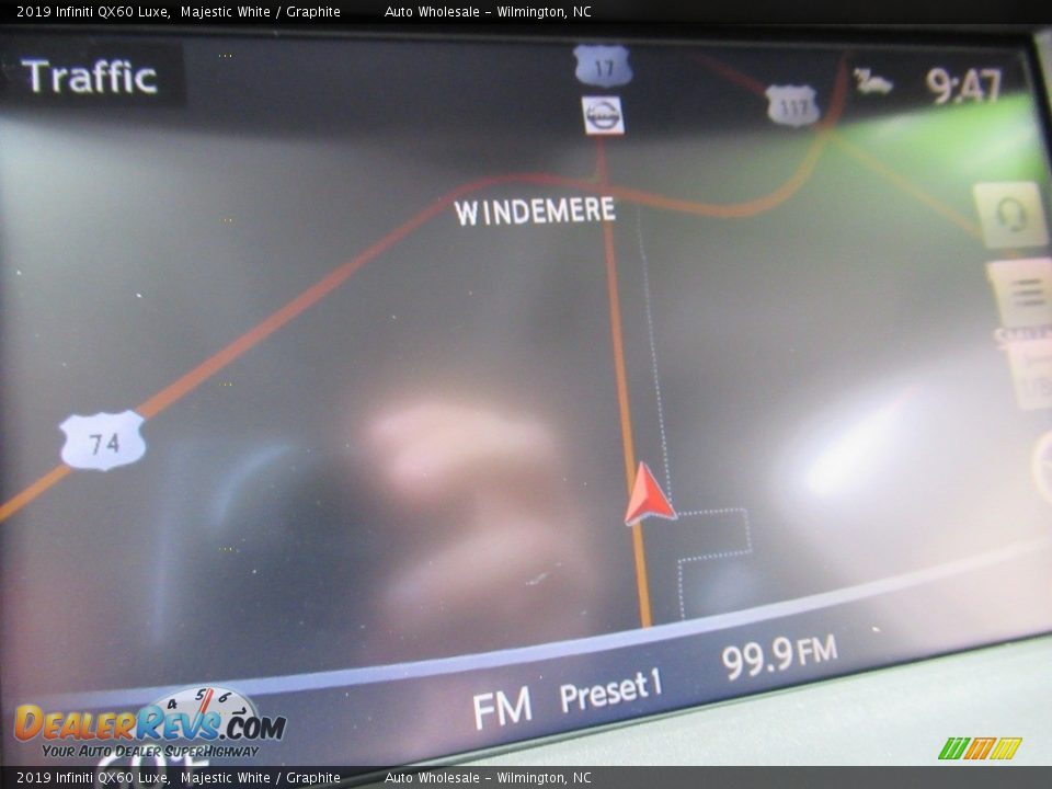 2019 Infiniti QX60 Luxe Majestic White / Graphite Photo #16