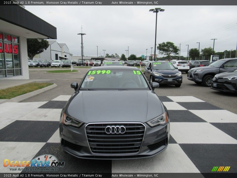 2015 Audi A3 1.8 Premium Monsoon Gray Metallic / Titanium Gray Photo #2
