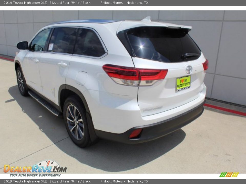 2019 Toyota Highlander XLE Blizzard Pearl White / Black Photo #6
