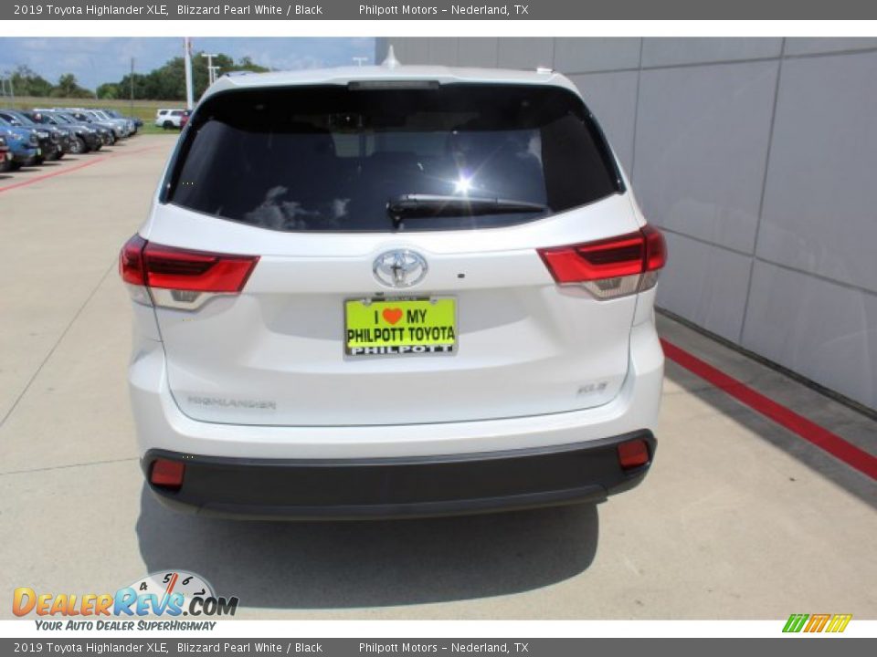 2019 Toyota Highlander XLE Blizzard Pearl White / Black Photo #7