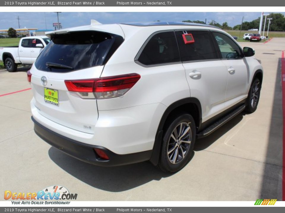 2019 Toyota Highlander XLE Blizzard Pearl White / Black Photo #8
