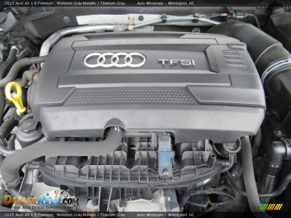 2015 Audi A3 1.8 Premium Monsoon Gray Metallic / Titanium Gray Photo #6