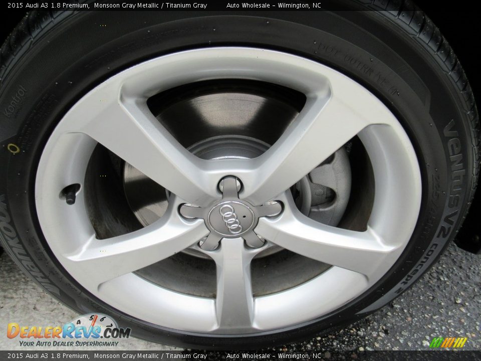 2015 Audi A3 1.8 Premium Monsoon Gray Metallic / Titanium Gray Photo #7