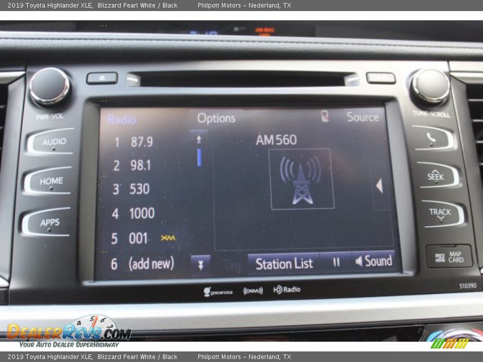 2019 Toyota Highlander XLE Blizzard Pearl White / Black Photo #16