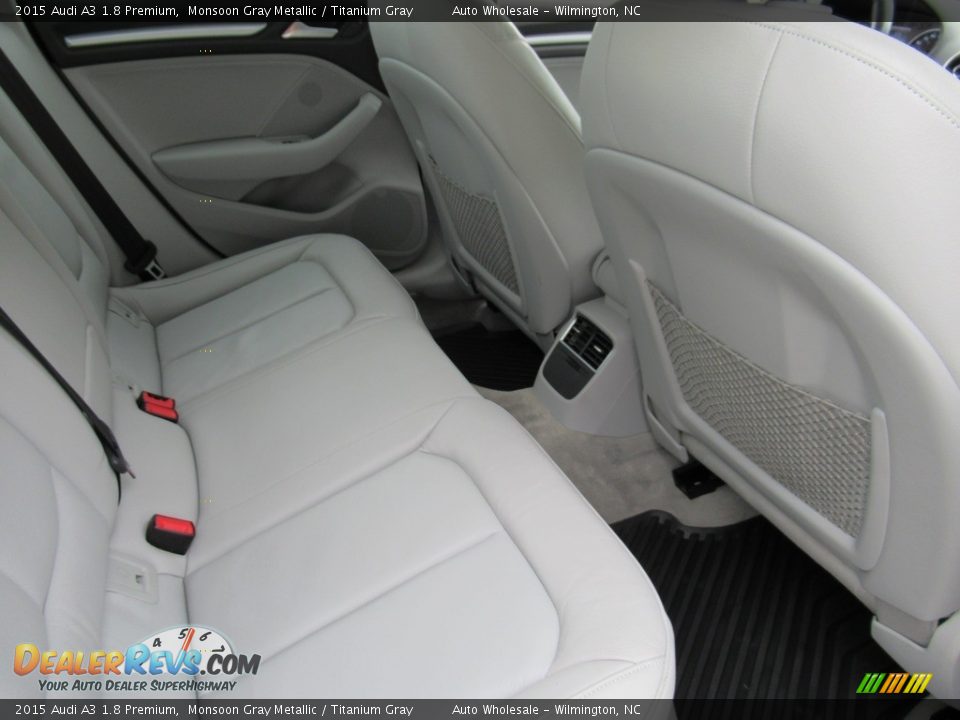 2015 Audi A3 1.8 Premium Monsoon Gray Metallic / Titanium Gray Photo #13