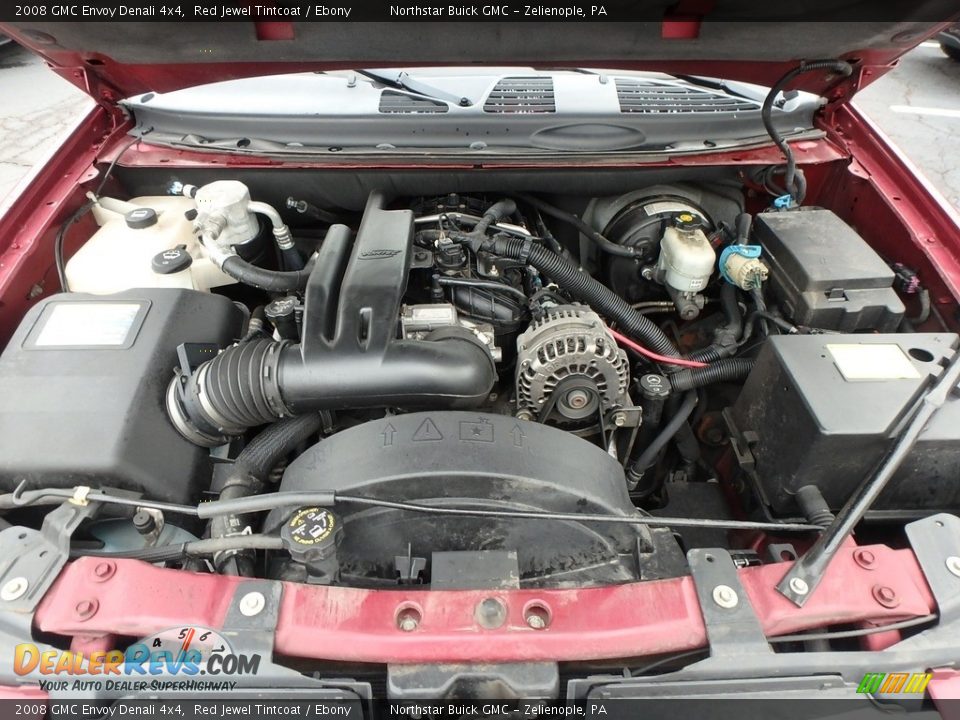 2008 GMC Envoy Denali 4x4 Red Jewel Tintcoat / Ebony Photo #2