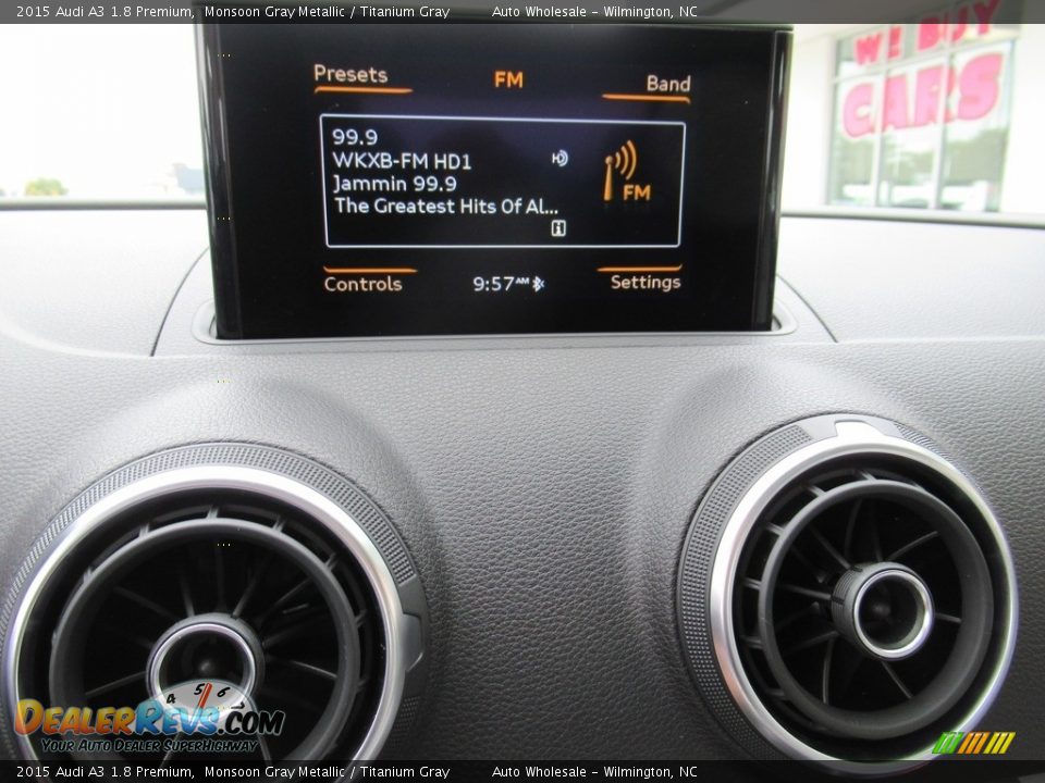 2015 Audi A3 1.8 Premium Monsoon Gray Metallic / Titanium Gray Photo #17