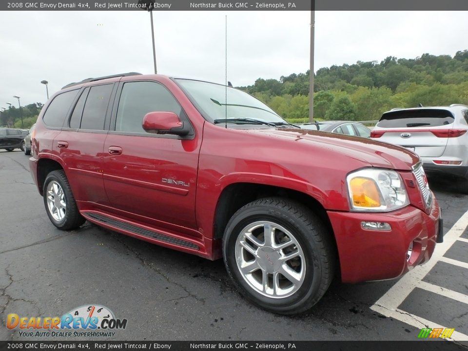 2008 GMC Envoy Denali 4x4 Red Jewel Tintcoat / Ebony Photo #4