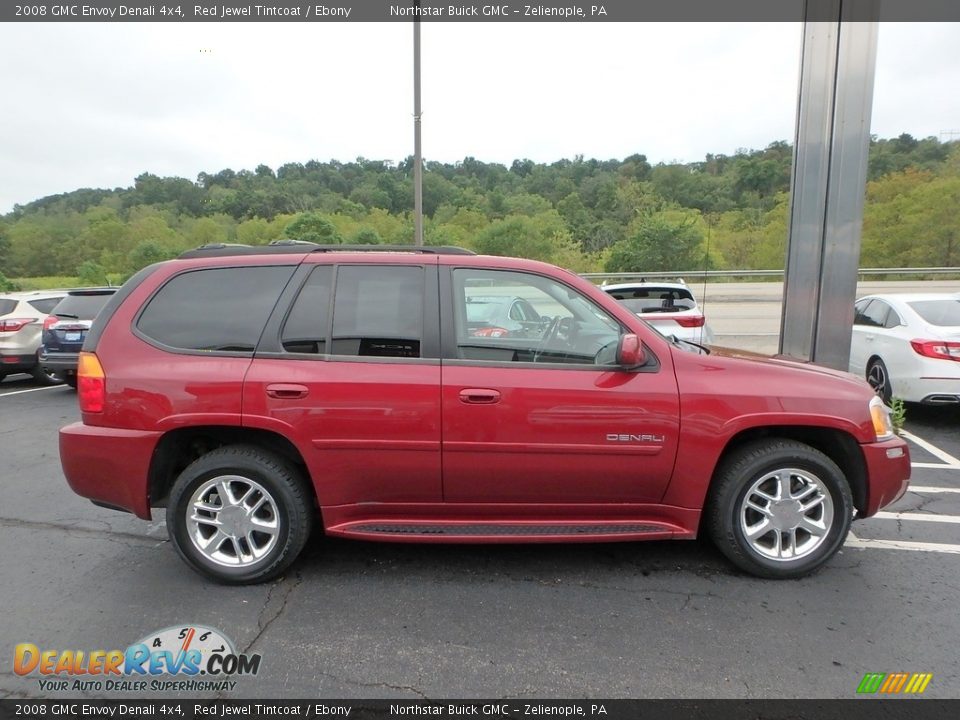 2008 GMC Envoy Denali 4x4 Red Jewel Tintcoat / Ebony Photo #5